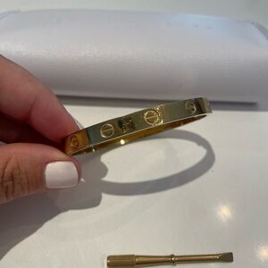 Stainless Steel Love Bracelet Sz19